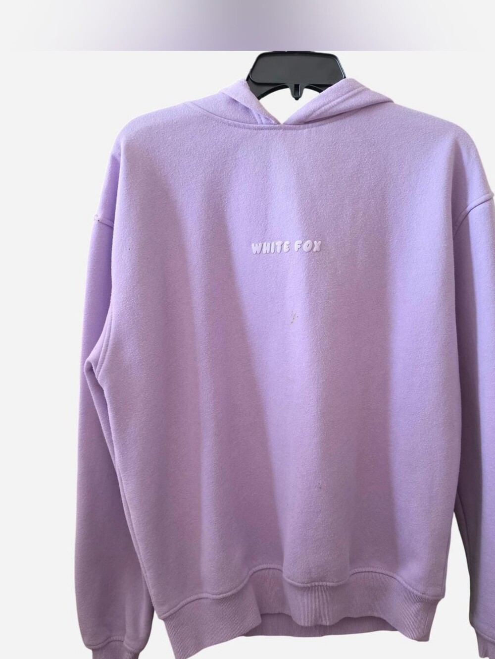 White Fox Boutique Lavender Crewneck Hoodie - Soft Lilac Pullover